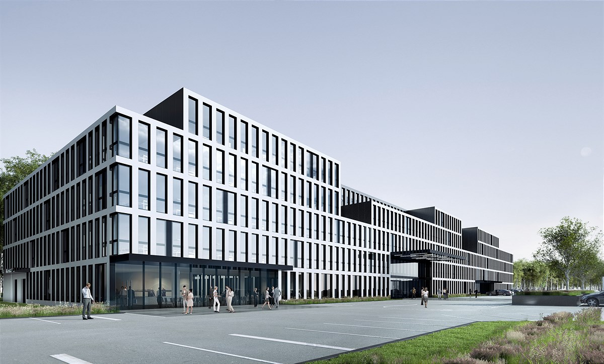 Visualisierung neues Konzernhaus in Köln (Copyright: MHM architects, Wien)
