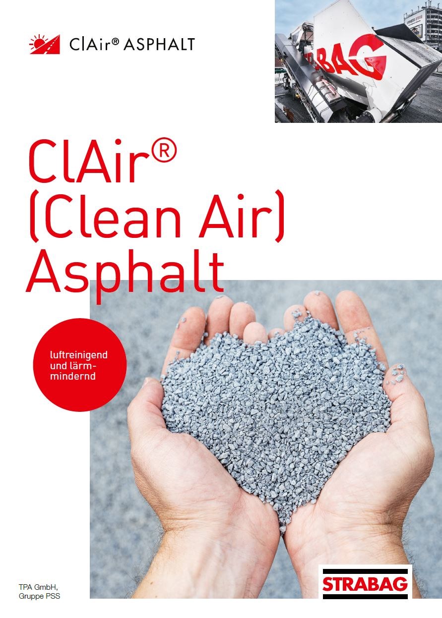 ClAir® (Clean Air) Asphalt: luftreinigend und lärmmindernd