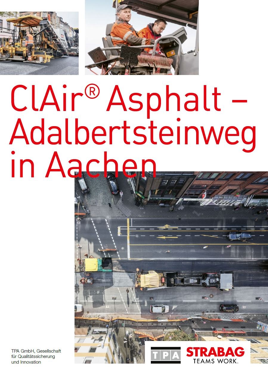 ClAir® Asphalt – Adalbertsteinweg in Aachen
