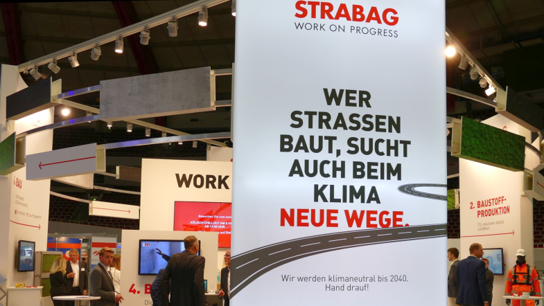 Vom 5.-7.10. präsentiert die STRABAG in Dortmund den Lebenszyklus einer Straße als geschlossenen Materialkreislauf.