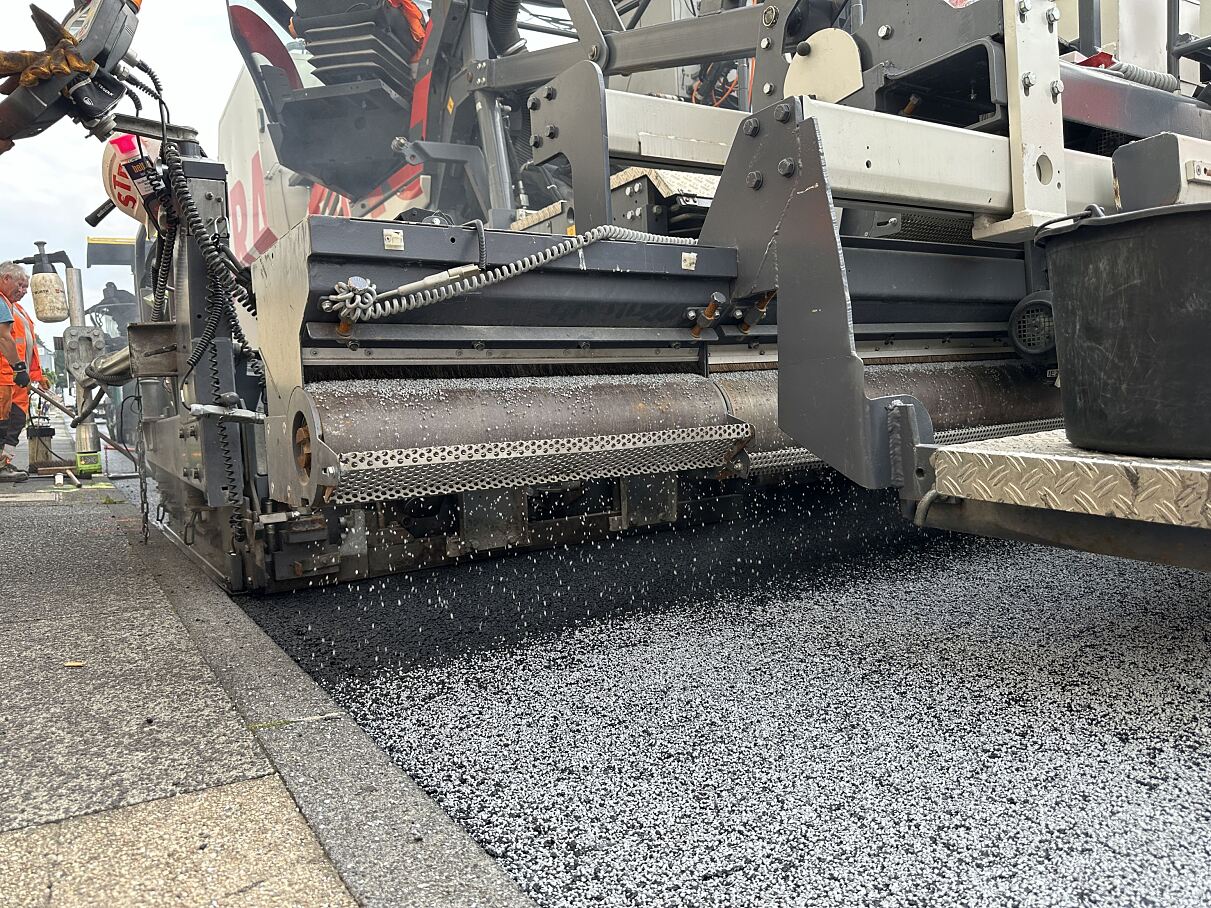 STRABAG, Clair® Asphalt-Einbau, Wuppertal