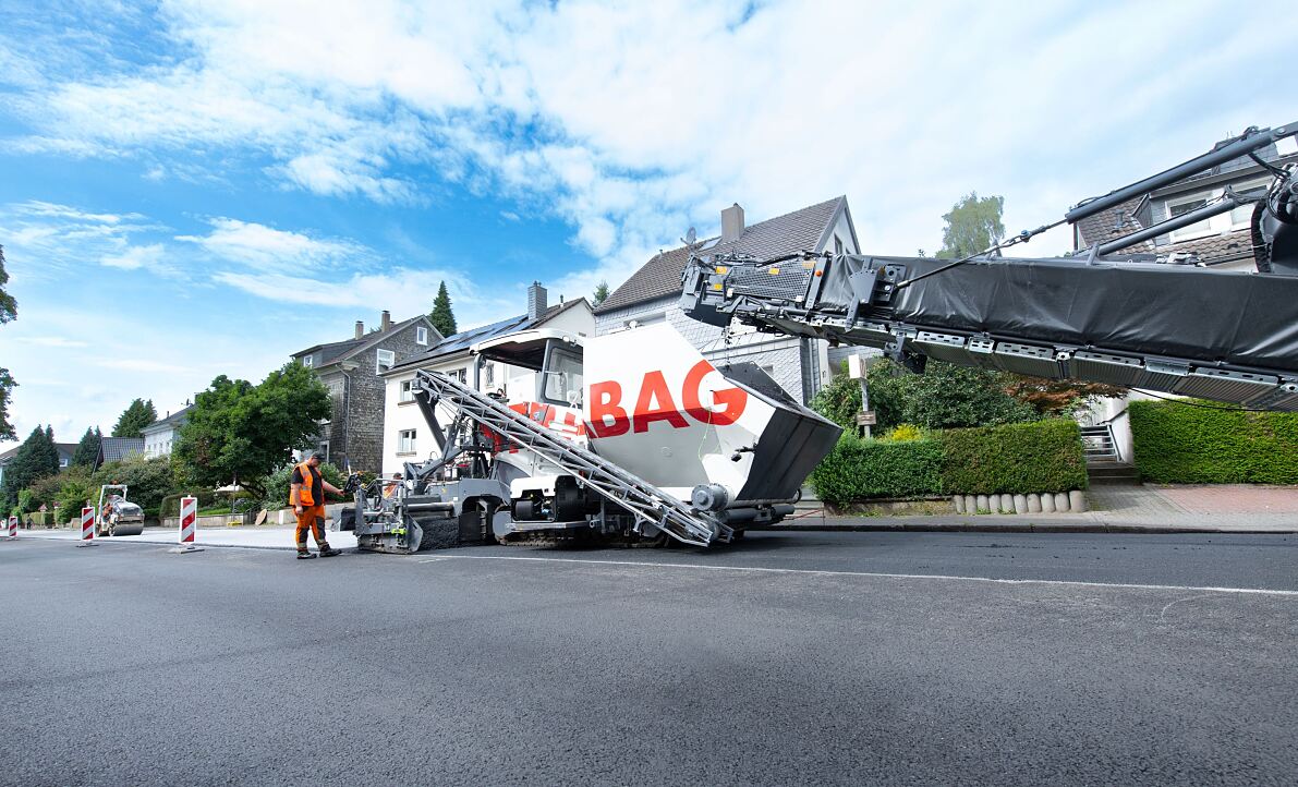 STRABAG, Clair® Asphalt-Einbau, Wuppertal