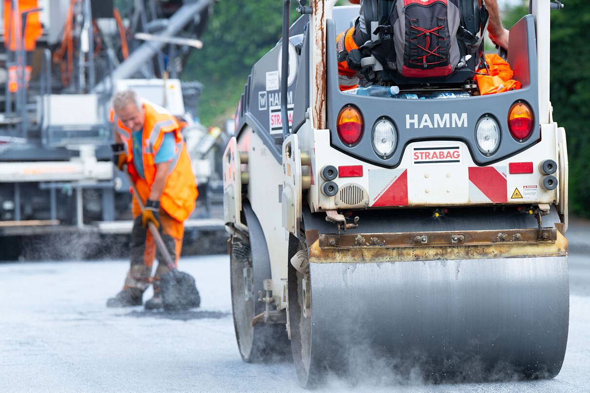 STRABAG, Clair® Asphalt-Einbau, Wuppertal