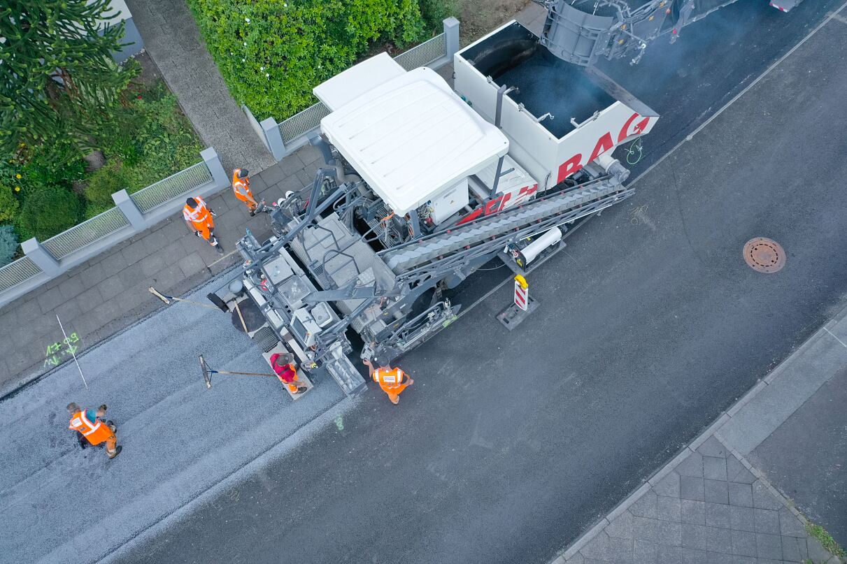 STRABAG, Clair® Asphalt-Einbau, Wuppertal