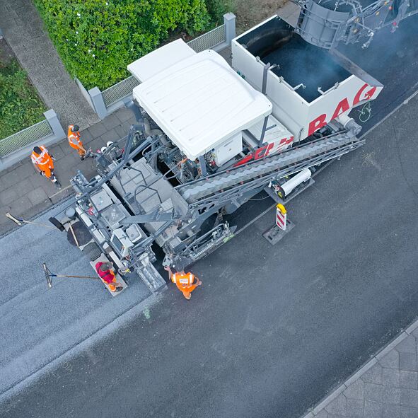 STRABAG, Clair® Asphalt-Einbau, Wuppertal