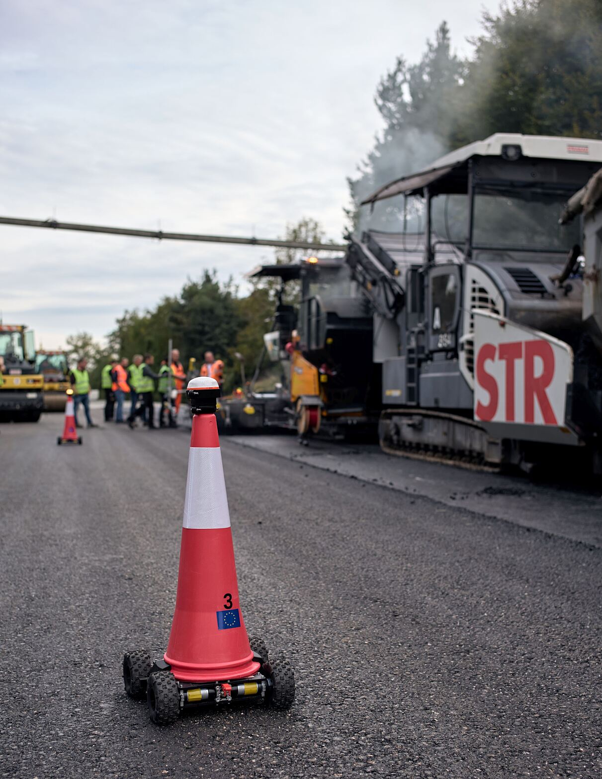 Erprobungseinbau Forschungsprojekt InfraROB