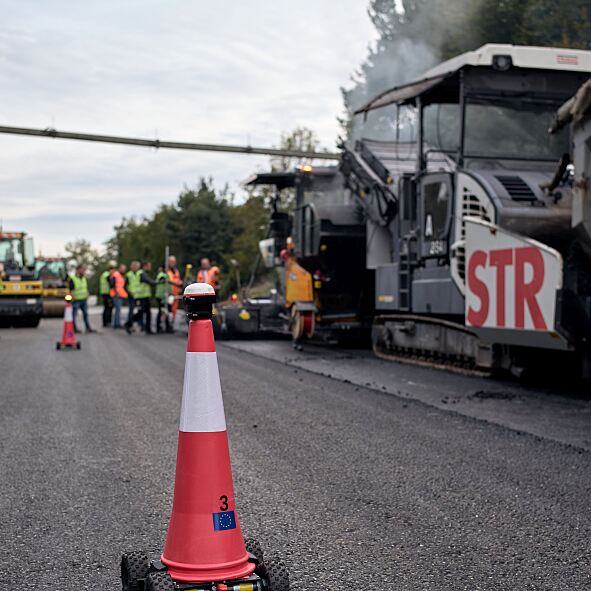 Erprobungseinbau Forschungsprojekt InfraROB