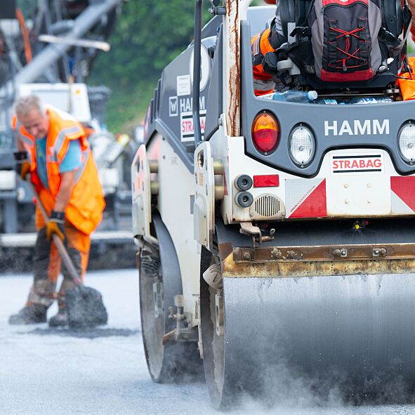 STRABAG, Clair® Asphalt-Einbau, Wuppertal